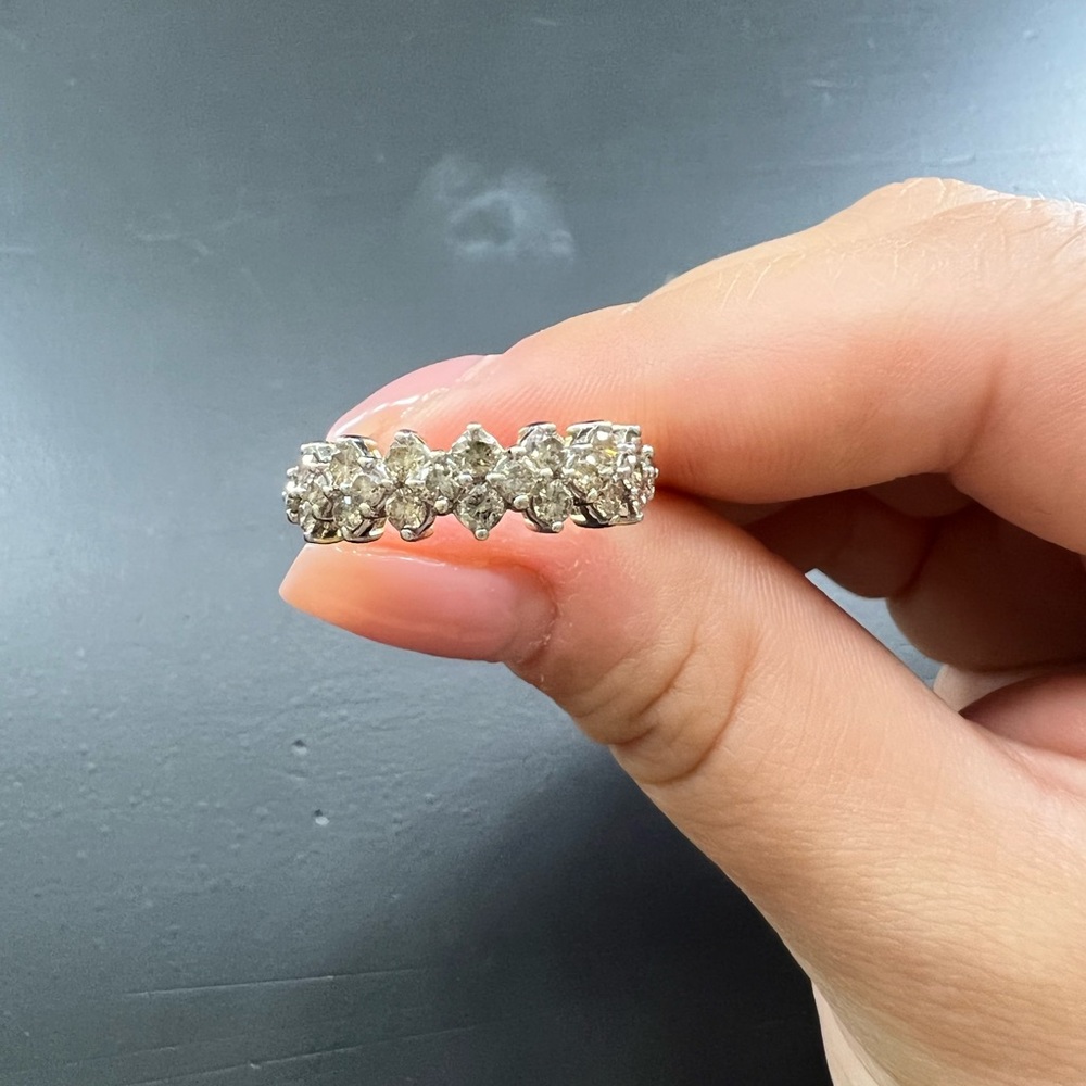 Diamond Cluster Ring - Picture 6 of 8
